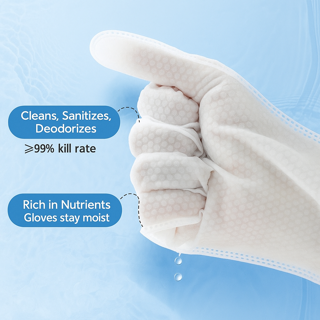 Natural Pet Grooming Gloves