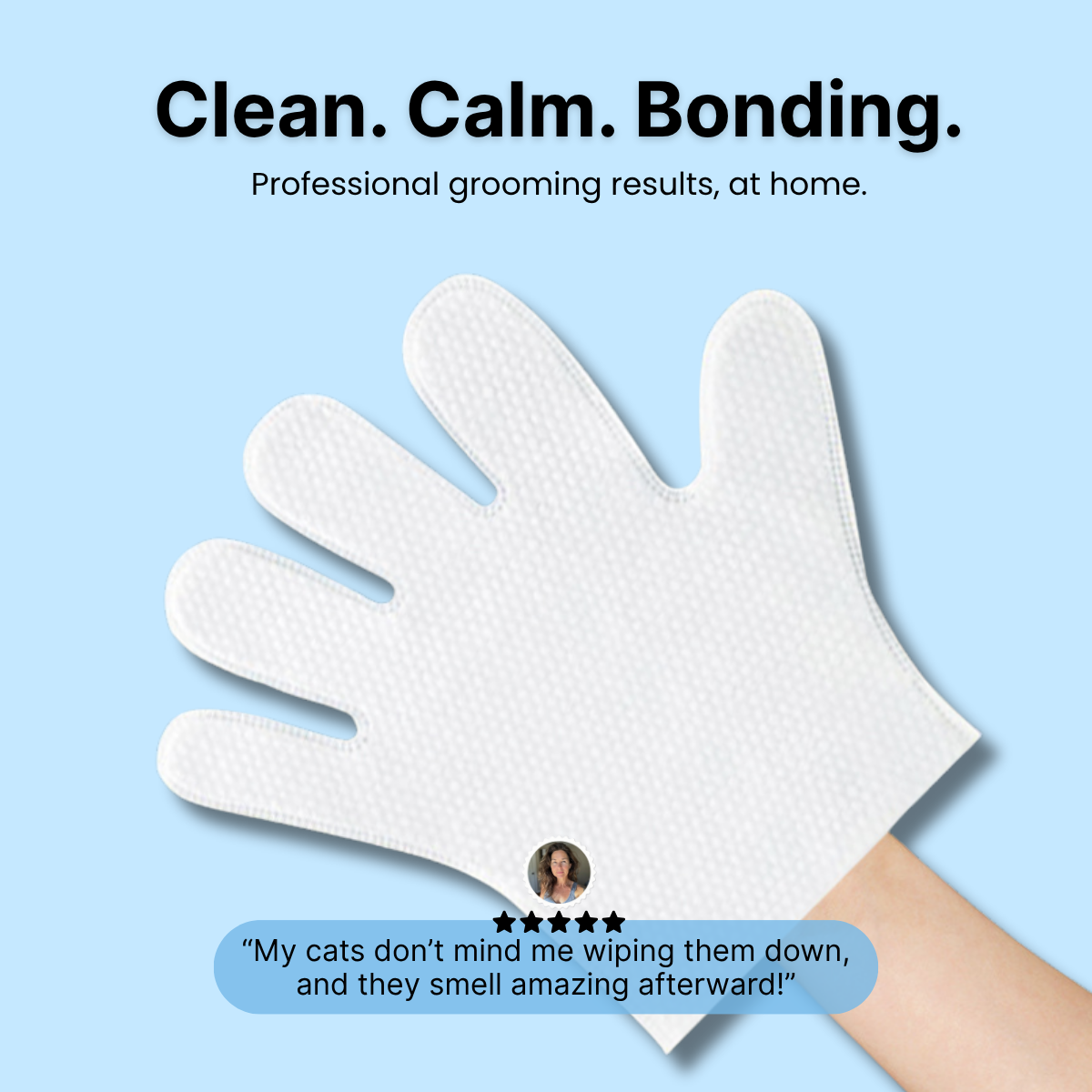 Natural Pet Grooming Gloves